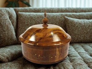 Wooden Hotpot – Brass Work – Steel Bowl
